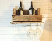 Small Pallet Wood Wine Rack