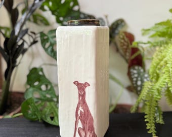 Urna de porcelana personalizada para mascotas 'Watson'