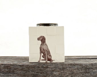 Urna de cerámica personalizada para mascotas hecha a mano: la 'Kutya'
