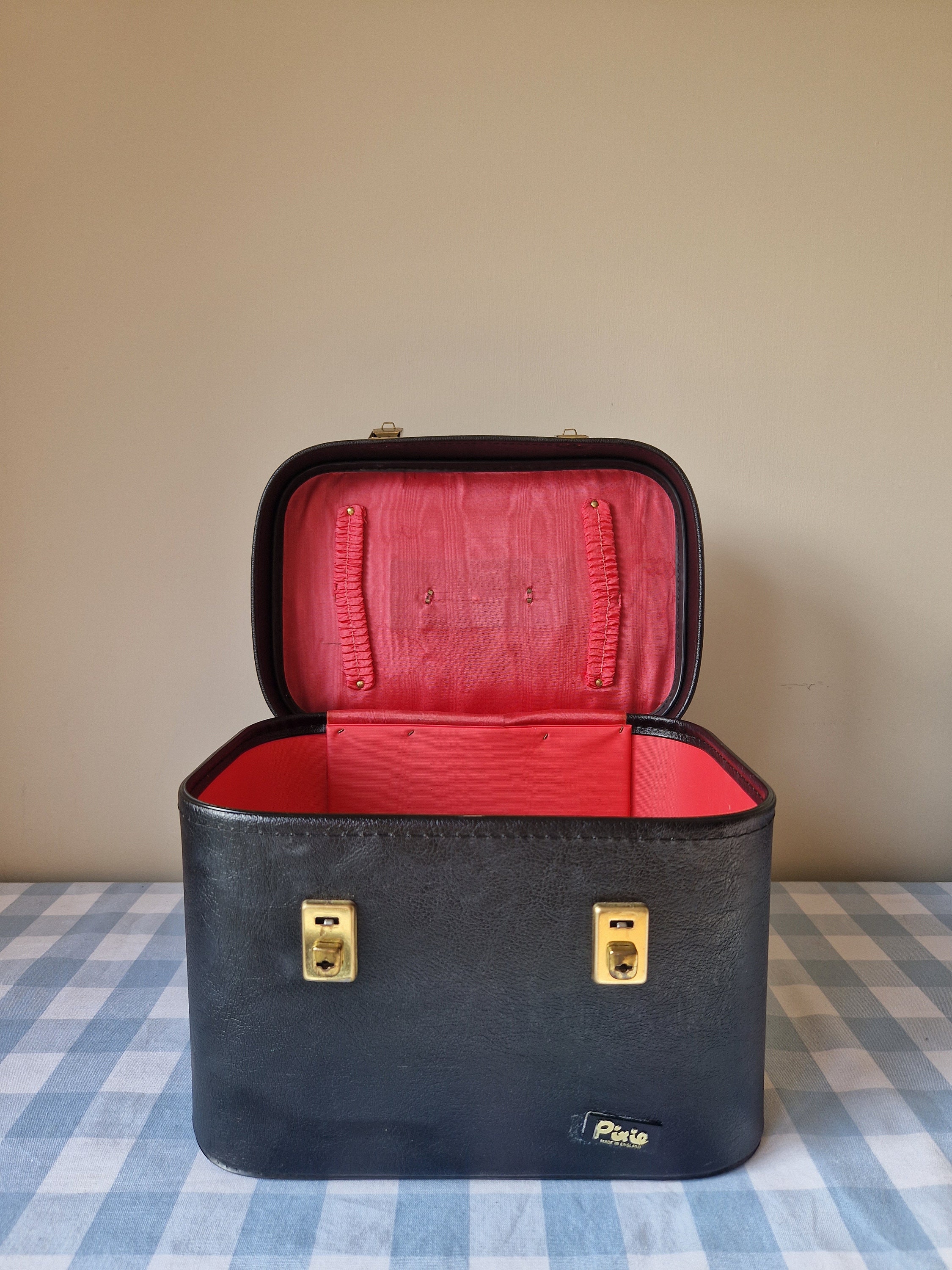 Vintage PIXIE Vanity Case Black Etsy UK
