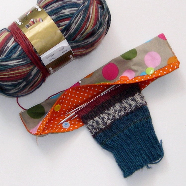 Nadelgarage Stricknadeltasche, Stricknadelaufbewahrung, Stricknadeletui, Aufbewahrung Stricknadeln, Etui für Nadelspiele, Stricknadeln