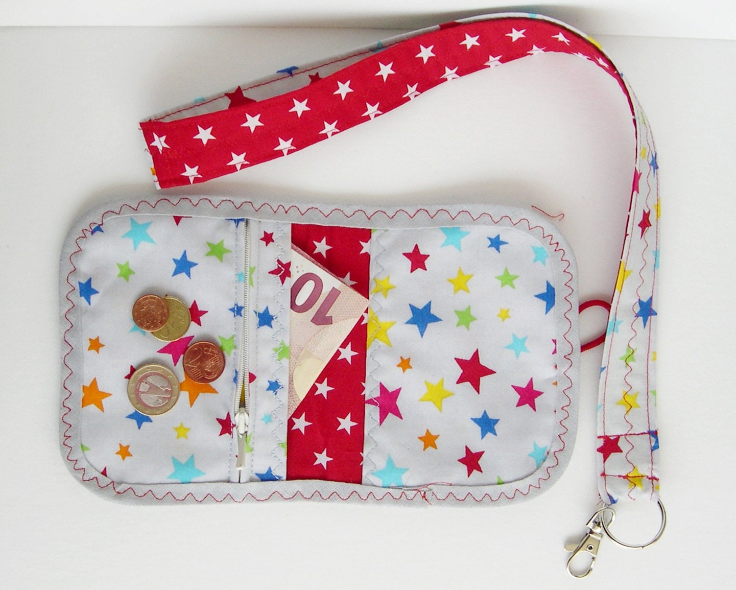 YAPKOLV Kindergeldbeutel Fußball Design - Mit Halsband Für Schule