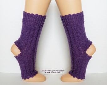 Yoga-Socken, Tanzsocken, Pilatessocken, Fitness-Socken, Kampfkunst-Socken, Gymnastiksocken, Yogasocken, hand-gestrickt, gestrickt, Muster