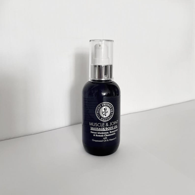 Muscle & Joint Massage Oil / Handmade / Natural / Vegan / Aromatherapy ...