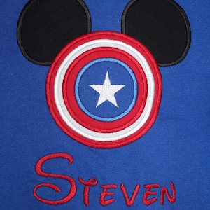 Captain Mouse Shirt, Mouse Shirt, Disney Mouse Shirt, Disney Shirt