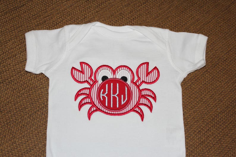 Personalized Crab Outfit for Infant Toddler and Child Etsy