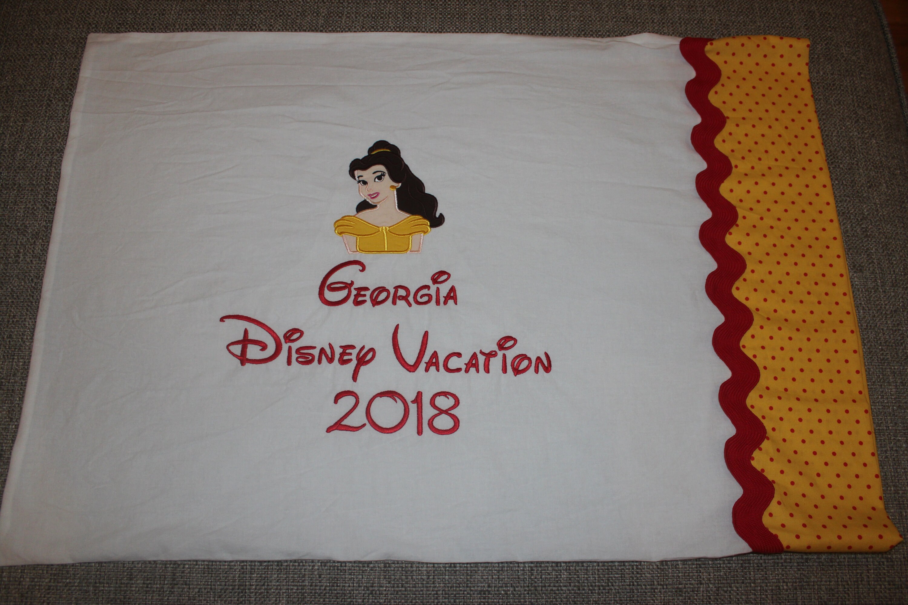 Autograph Pillowcase for Disney Cruise Character Pillowcase Etsy