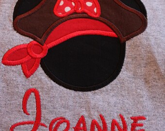 Mouse Pirate Shirt, Pirate Mouse Shirt, Cruise Shirt, Disney Shirt