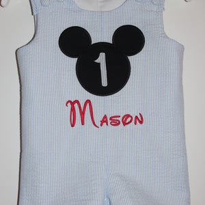 Boy&#39;s Mouse Birthday Jon Jon for Infants, Toddlers, and Children