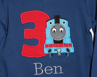 Tom the Train Birthday Shirt