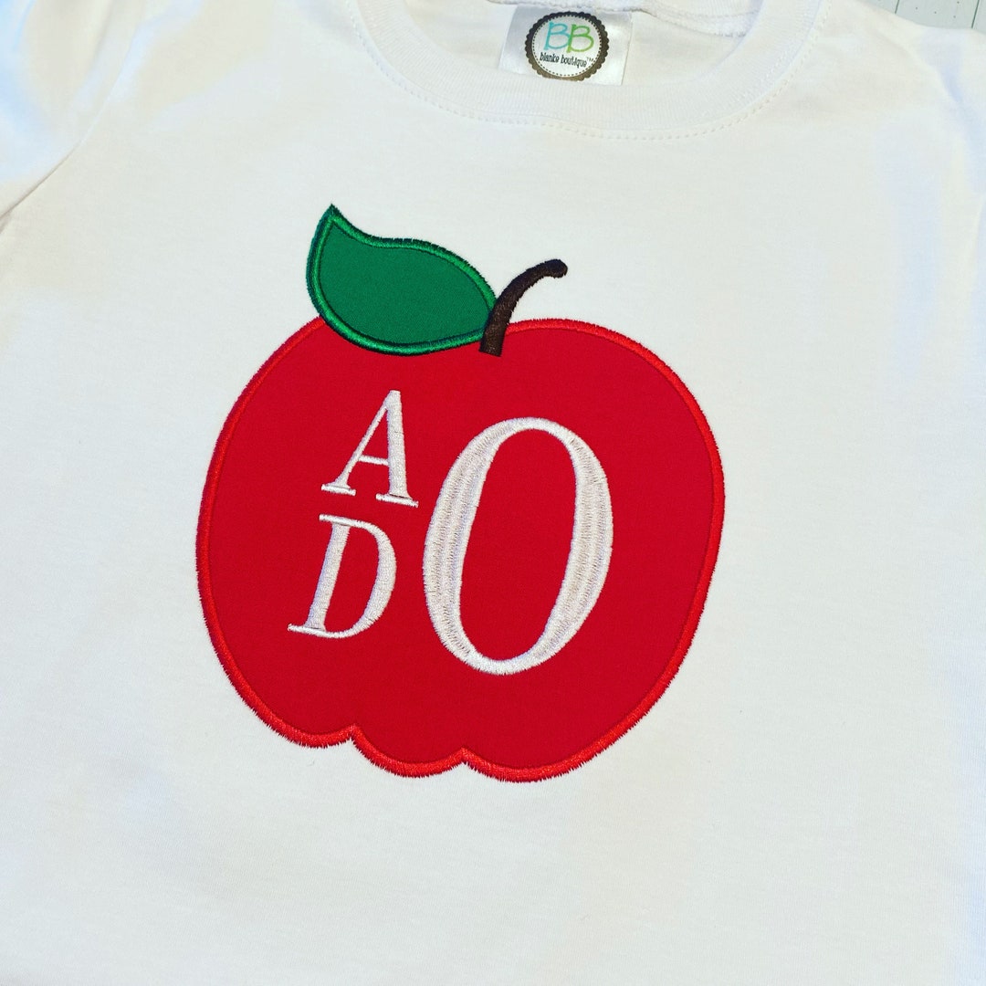 Back to School Shirt Apple Shirt School Shirt Apple Back to Etsy