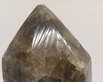 Citrine Polished Point, Natural citrine point standing point, Healing crystals and stones, Spiritual Stone