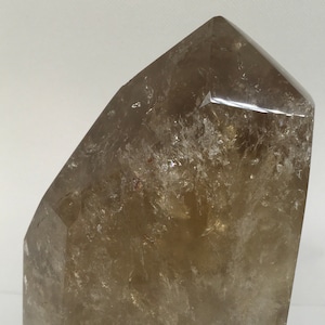Polished Extra Large Rare Citrine Quartz Crystal Point, Natural citrine point standing point, Healing crystals and stones, Spiritual Stone