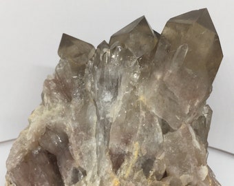 Citrine Natural Cascading Crystal Cluster,Healing Crystals and Stones, Promotes Positive Energy and Prosperity,Free standing