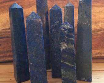 Lapis Lazuli Gemstone Tower, Crystal Point, Gemstone Tower, Healing Crystal, Healing Stone, Spiritual Stone, Chakra Stone