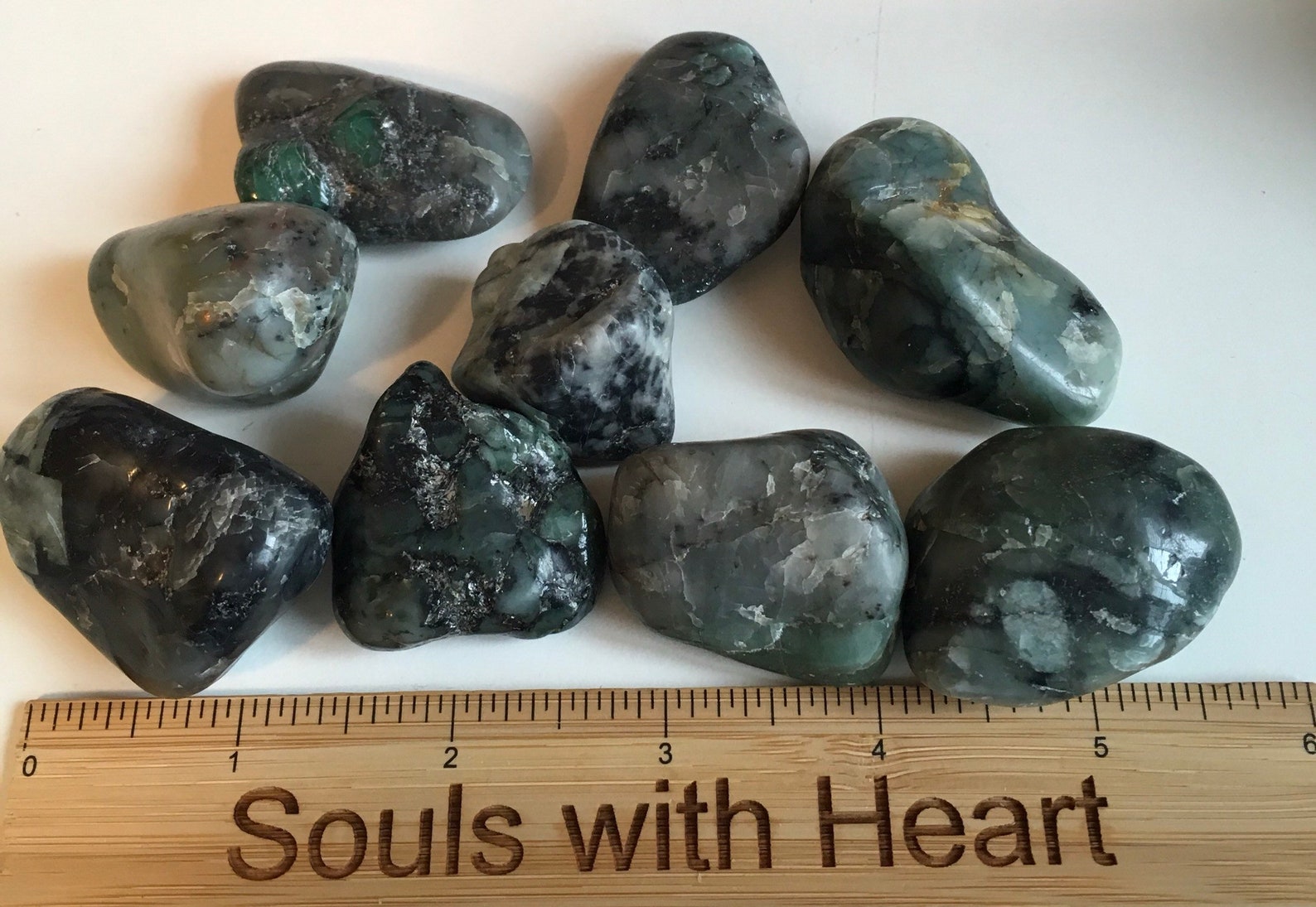 Emerald Extra Large Tumbled Stone Inspiration Stone Healing | Etsy