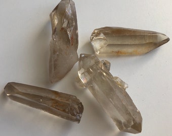 Optic Crystal, Top Grade, Natural Smoky Clear and Citrine Bright Quartz Optic Crystal, From Zimbabwe, Healing Crystal, Healing Stone