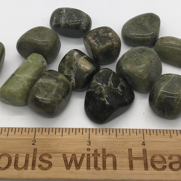 Vesuvianite Healing Stone, Vezuvianite, Vasonite, Tumbled Stone, Healing Crystal, Healing Crystal, Spiritual Stone, Chakra