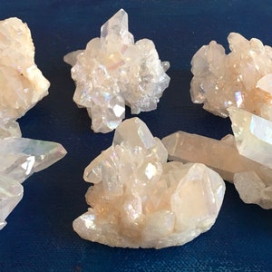 Angel Aura Crystal Clusters, A grade crystal, Small cluster, Healing crystals and stones