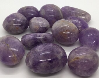 Amethyst Polished Gemstone, Large Power Stone, Gallet Stone,  Healing Stone, Healing Crystal, Chakra Stones, Spiritual Stone, Gemstone