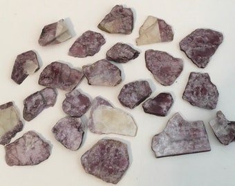 Lepidolite small thin natural slice,Spiritual Stone, Healing Stone, Healing Crystal