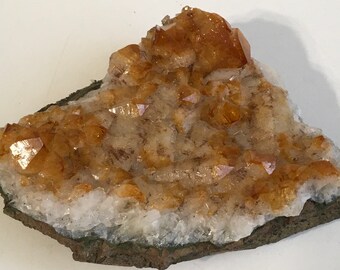Citrine Crystal Cluster,Healing crystals and stones, promotes positive energy and prosperity