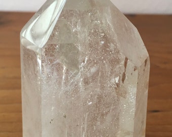 Clear Quartz Point, Polished Standing Clear quartz Point, Healing Stone, Healing Crystal, Spiritual Stone, Meditation, Chakra