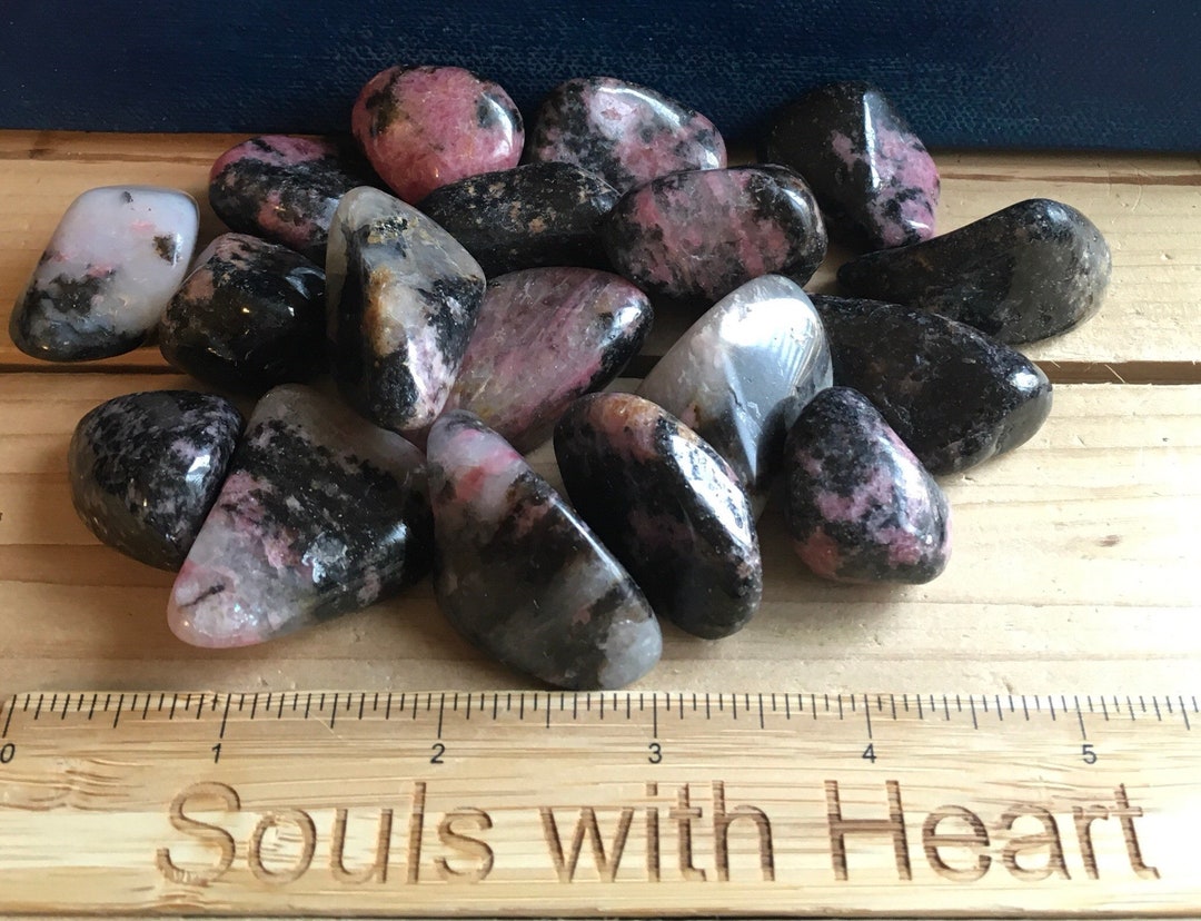 Rhodonite Healing Stones From Brazil, Healing Crystal,chakra Stone ...