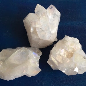 Angel Aura Crystal Clusters, A grade crystal, Healing crystals and stones