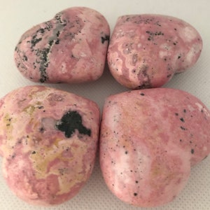 Rhodochrosite Beautiful Gemstone Heart, 50mm , Spiritual Stone, Healing Stone, Healing Crystal, Chakra