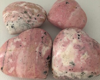 Rhodochrosite Beautiful Gemstone Heart, 50mm , Spiritual Stone, Healing Stone, Healing Crystal, Chakra
