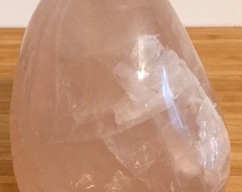 Rose Quartz Polished Standing Free Form, Healing crystals and stones, a stabilizing stone with high energy