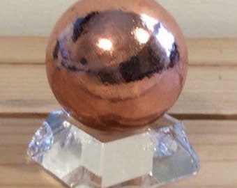 Copper Sphere, Sphere 30 mm, Healing Stone, Healing Crystal, Spiritual Stone