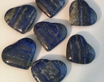 Lapis Heart, Healing Stone, Healing Crystal, Spiritual Stone, Meditation,
