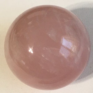 Rose Quartz Sphere, Exceptional Polished Star Rose Quartz Sphere from Madagascar, Healing Stone, Healing Crystal