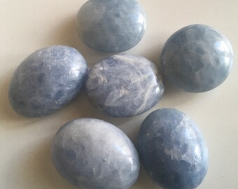 Blue Calcite Large Power Stone, Relaxing Stone, Healing Stone, Healing Crystal, Chakra Stone, Spiritual Stone, Meditation