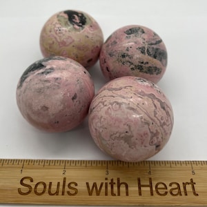 Rhodochrosite Sphere, 200 grams, 50 mm Gemstone Sphere, Healing Stone, Healing Crystal, Chakra  Stone, Spiritual Stone