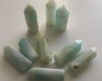 Blue Smithstone Crystal, Polished Small Blue Smithstone Crystal Point from the Congo, Healing Crystals, Healing Stones, Spiritual Stone