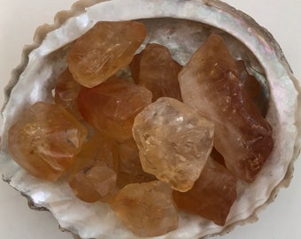 Polished Citrine Raw Crystals, Healing Crystal, Healing Stone, Spiritual Stone