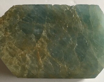 Aquamarine Premium Rare Polished Crystal,Aquamarine is a stone of courage, its calming energies reduce stress and quiet the mind.