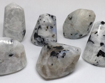 Rainbow Moonstone free form Stone,  Stone of New Beginnings, Healing Crystal, Chakra Stone, Spiritual Stone