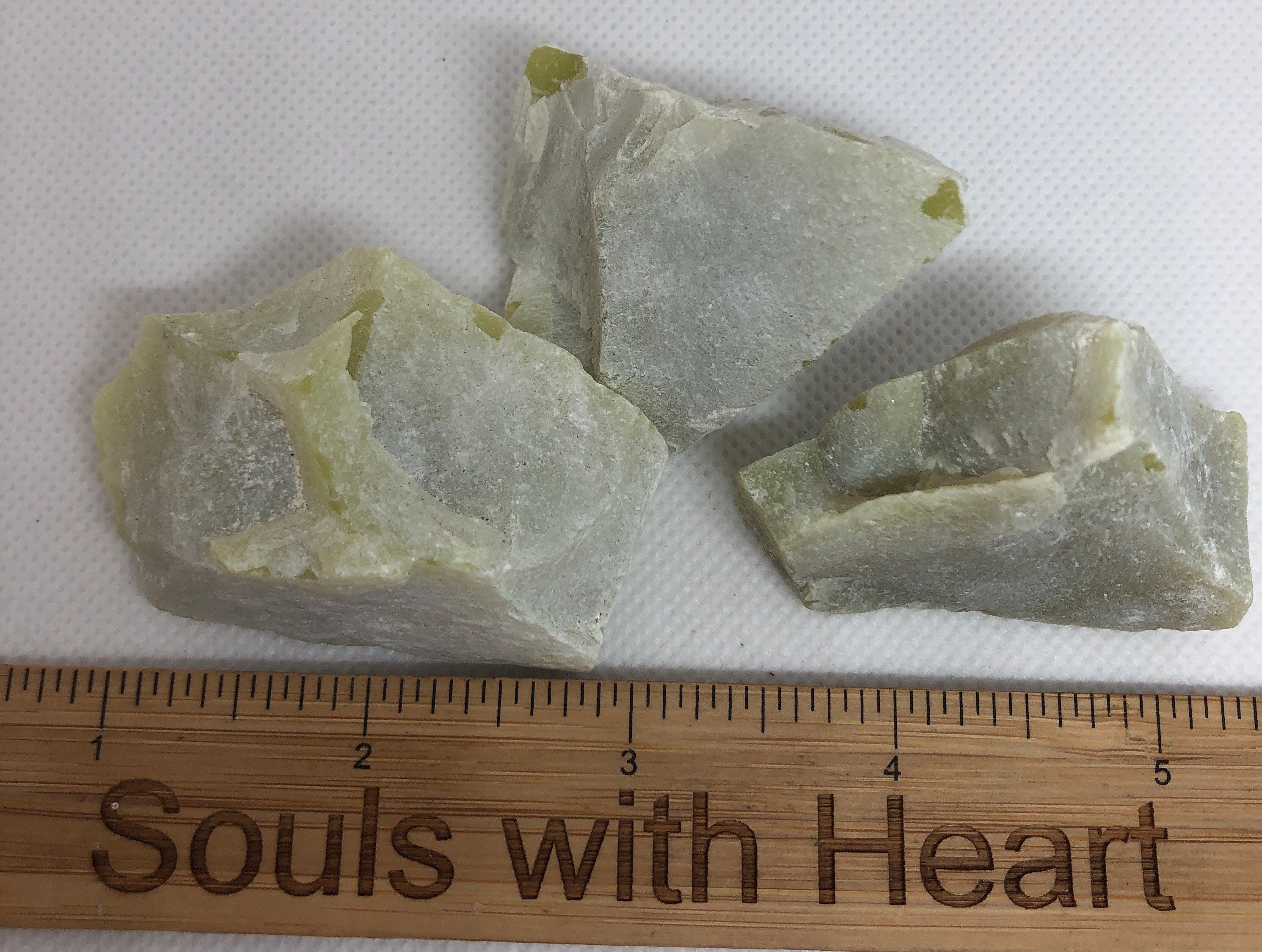 Lemon Jade natural raw stone Healing Stone Meditation Etsy