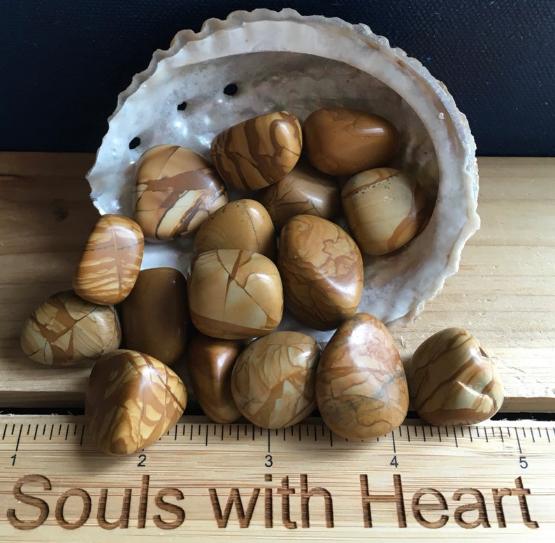 Walnut Jasper Tumbled Stone Healing Stone Healing Etsy