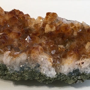 Citrine Crystal Cluster,Promotes Positive Energy and prosperity, Healing crystals and stones