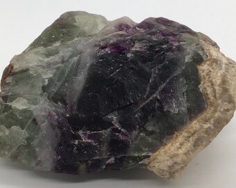 Beautiful Rainbow Fluorite Natural Healing Stone, Fluorite Natural Raw Stone, Raw Stone, Healing Crystal, Spiritual Stone, Meditation
