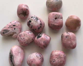 Rhodochrosite large tumbled stone, Selfless love and Compassion Stone, Healing Stone, Healing Crystal, Chakra Stone, Spiritual Stone