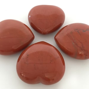 Rode Jaspis Edelsteen Gezwollen Hart, 45mm, Helende kristallen en stenen, Chakra Steen, Spirituele Steen