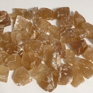 Calcite Natural Stone, Golden Honey Calcite, Citrine Color Calcite ...