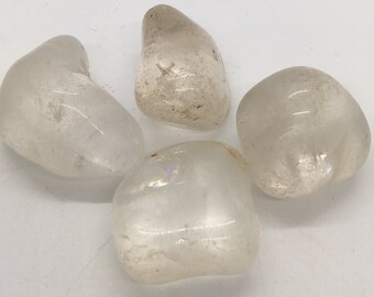 Clear Quartz Large Smooth Stone, Palm Stone, Healing Stone, Spiritual Stone, Meditation, Healing Crystal, Chakra Stone