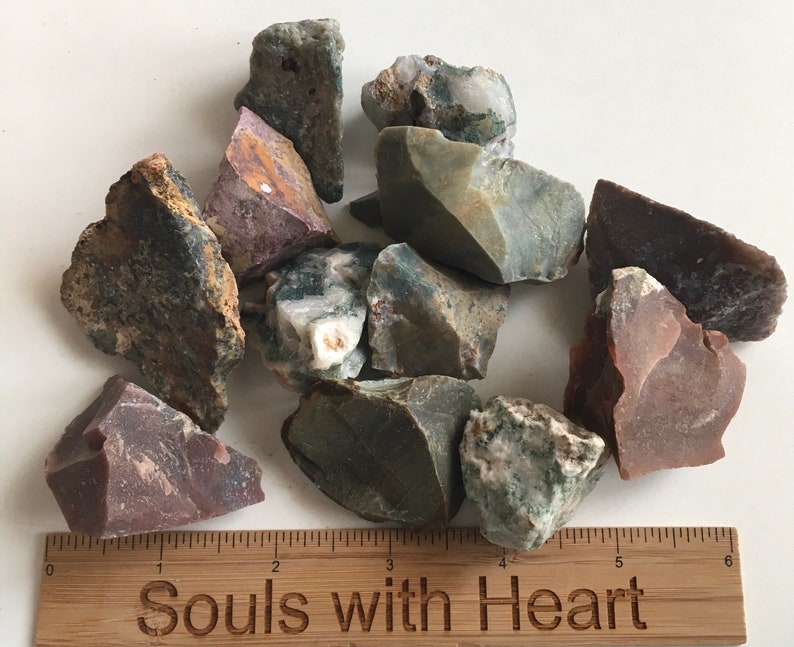 Sea Jasper Ocean Jasper Natural Raw Stonehealing Stones Etsy